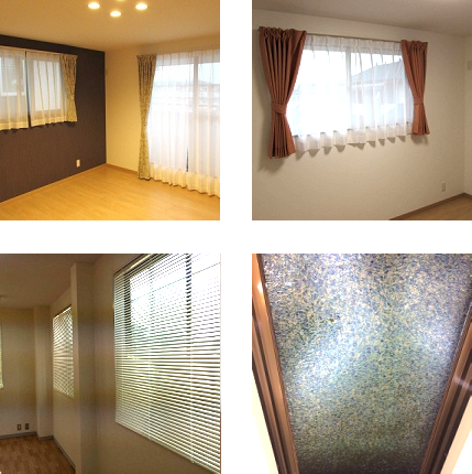 �J�[�e���E�u���C���h�E�K���X�t�B�����̎{�H����